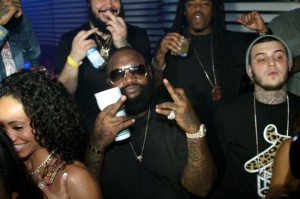 Rick Ross, Gabby Union, D. Wade at Hennessy V.S