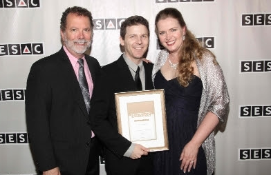 ><figcaption>SESAC’s Dennis Lord with composer Danny Lux and SESAC’s Erin Collins</figcaption></figure>
<p>(FOR MORE PHOTOS AND HONOREES CLICK NEXT)</p>
<figure class=