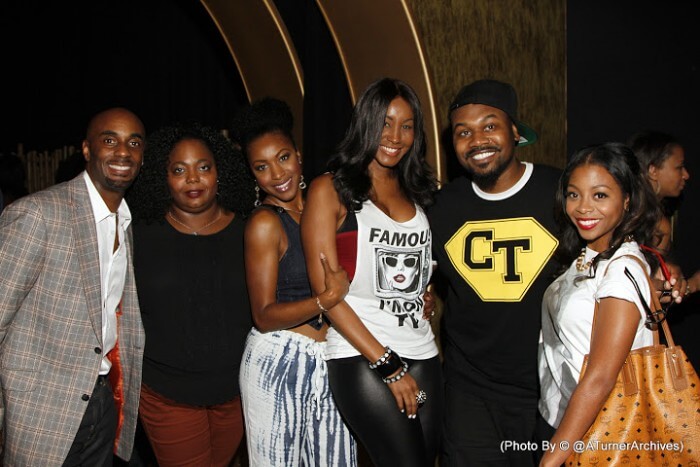 ><figcaption>Actors (L-R) Dave Brown, Co Co Brown, Gabrielle Dennis, Tanjareen Martin, Clayton Thomas and Bresha Webb</figcaption></figure>
<div class=
