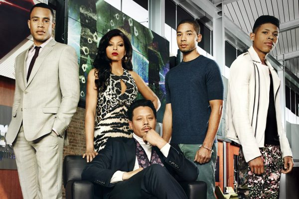 TV STILL -- DO NOT PURGE -- EMPIRE: (L-R): Trai Byers as Andre Lyon, Taraji Henson as Cookie Lyon, Terrence Howard as Lucious Lyon, Jussie Smollett as Jamal Lyon and Trai Byers as Andre Lyon. �2014 Fox Broadcasting Co. CR: Michael Lavine/FOX