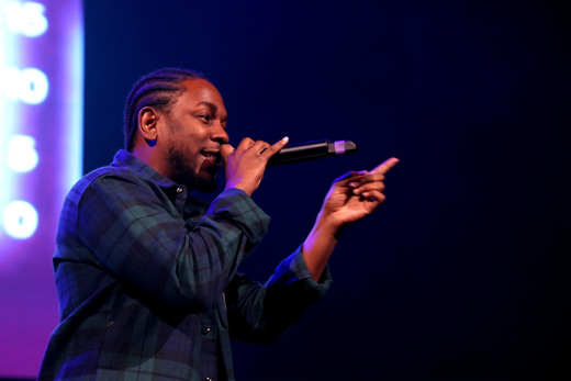 ><figcaption>Rapper Kendrick Lamar performs onstage during 105.1s Powerhouse 2015 at the Barclays Center on October 22, 2015 in Brooklyn, NY. (Photo by Johnny Nunez/Getty Images for Power 105.1’s Powerhouse 2015)</figcaption></figure>
<p>(Click Next for More Pics)</p><div class='code-block code-block-8' style='margin: 8px auto; text-align: center; display: block; clear: both;'>
<div style=