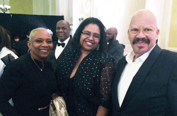 ><figcaption>Brenda Lauderback, from Denny’s Corporate Board of Directors, April Kelly-Kelly Drummon, Director of Corporate Diversity for Denny’s, Tom Joyner</figcaption></figure>
<div class=
