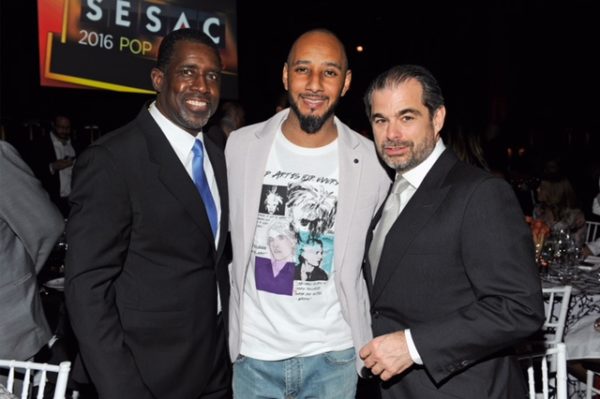 ><figcaption>NEW YORK, NY – APRIL 18: Senior Vice President of Writer/Publisher Relations at sesac Trevor Gale, hip-hop artist Swizz Beatz and Chairman and CEO of sesac John Josephson attend the 2016 sesac Pop Music Awards on April 18, 2016 in New York City. (Photo by Shawn Ehlers/Getty Images for SESAC) *** Local Caption *** Trevor Gale; Swizz Beatz; John Josephson</figcaption></figure>
<p>sesac hosted its 20th annual Pop Awards at Cipriani 42nd Street on Monday, April 18, with an event attended by the music industry’s top leaders, artists, songwriters and publishers. <strong class='StrictlyAutoTagBold'>Jimmy Napes</strong> captured the evening’s top honors by being named Songwriter of the Year. Napes was also honored with the Song of the Year Award for penning the <strong class='StrictlyAutoTagBold'>Sam Smith-recorded</strong> hit, “I’m Not The Only One.” <strong class='StrictlyAutoTagBold'>Universal Tunes</strong> was named Publisher of the Year for the 2nd year in a row.<br />
Napes, a longtime collaborator with Sam Smith, is a two-time sesac Songwriter of the Year. He also took the top honor in 2015, as well as winning the sesac Song of the Year award for writing “Stay With Me,” the multiple <strong class='StrictlyAutoTagBold'>Grammy Award-winning</strong> song recorded by Smith. In addition to Napes’ string of radio successes, he recently won an Academy Award for best original song for “Writing’s On The Wall” from the <strong class='StrictlyAutoTagBold'>James Bond</strong> film Spectre.</p>
<p>SESAC’s Trevor Gale and Linda Lorence Critelli hosted the event, which featured exciting performances, including American Idol winner Nick Fradiani singing his coronation single, “Beautiful Life”, and Oscar-nominated actress Hailee Steinfeld singing her debut single “Love Myself.”</p><div class='code-block code-block-8' style='margin: 8px auto; text-align: center; display: block; clear: both;'>
  <img src=