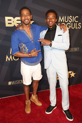 Brandon T Jackson Algee Smith - Music Moguls Premiere
