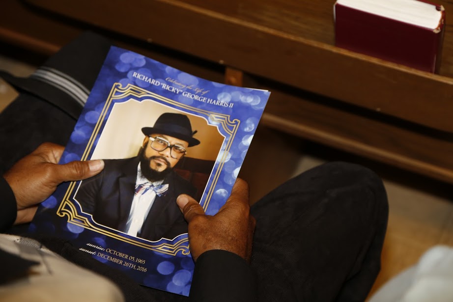 ><figcaption>LONG BEACH, CA – JANUARY 03: General view seen at Richard “Ricky” George Harris II Celebration of Life at New Hope Baptist Church on Tuesday, January 3rd, 2017 in Long Beach, CA. (Photo by @ATurnerArchives)</figcaption></figure>
<figure class=
