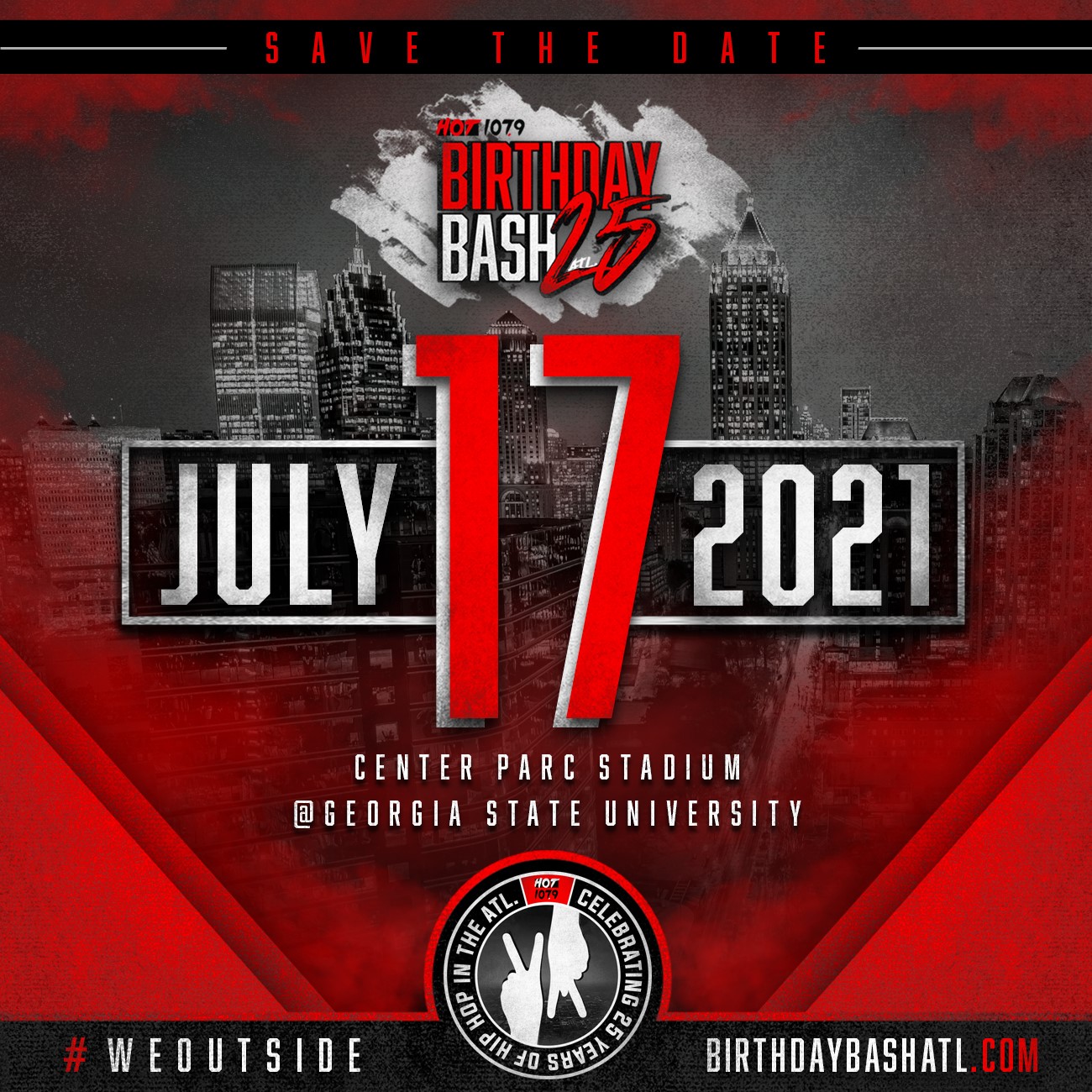 HOT 107.9 Announces Birthday Bash 25 for July 17 in Atlanta