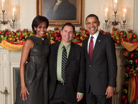 Gary Bernstein at the White House with President