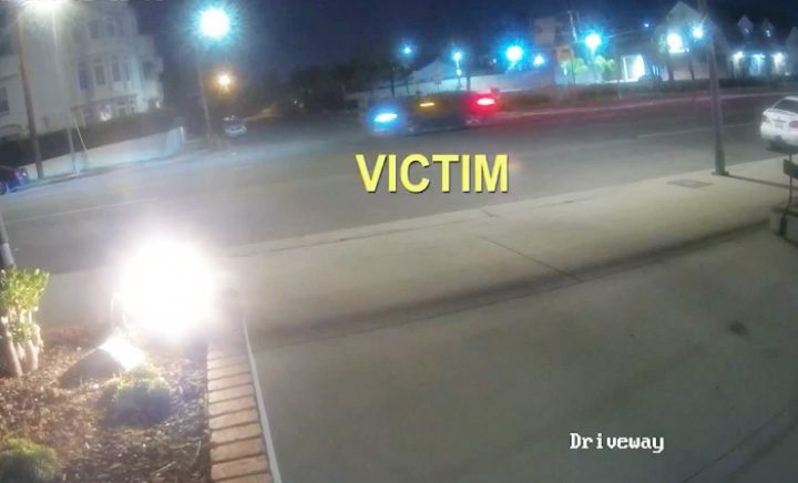 Follow Home Robbery in Action (video)