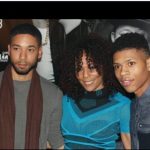 Jasmine Saunders with Jussie Smollett and Bryshere Y. Gray