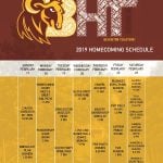 HT Announces its Homecoming Week 2019