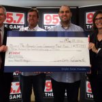 95.7 The GAME & 1st United CU Donate to Food Bank