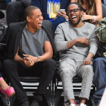 Jay Z and Kendrick Lamar Like Old Buddies at the Game
