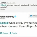 Oprah Checks a Twitter Follower