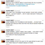 Kanye West Calls Out Jimmy Kimmel on Twitter