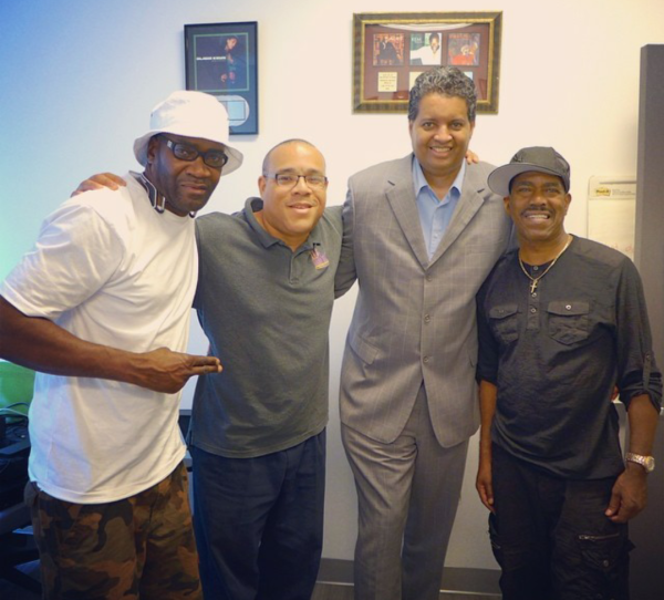 ><figcaption>Legends! Cut Man LC, WBLS/WLIV OM Skip Dillard (WBLS and WLIB), DJ Rocky and Kurtis Blow</figcaption></figure>
<p>OM Skip Dillard (WBLS and WLIB) of Inner City Broadcasting’s <a href=