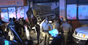 Crash: Stolen Car Hits Grand Crossing Storefront (Video)