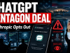 ChatGPT’s Pentagon Contract Alarms Users, Anthropic Opts Out ChatGPT's Pentagon Contract Alarms Users, Anthropic Opts Out