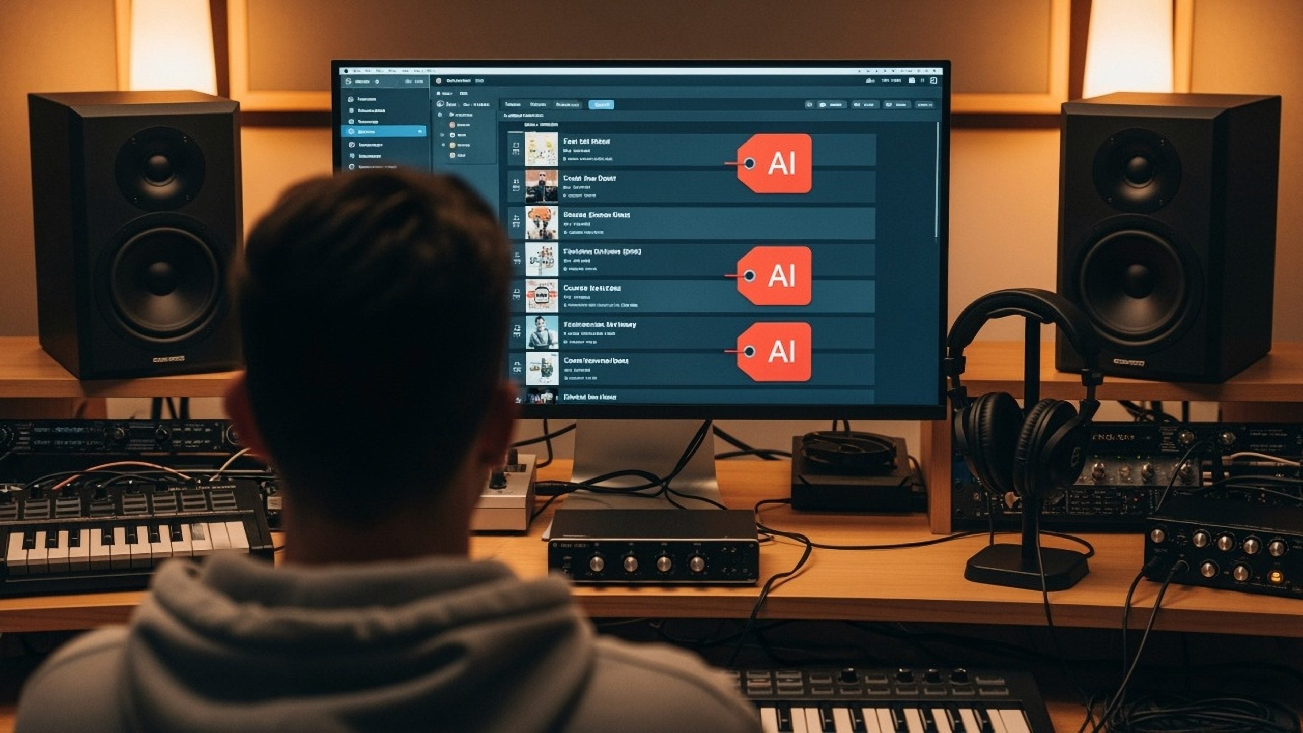 Record Industry Pushes Streaming Giants to Label AI-Generated Music for Transparency Radio Facts music industry news image for Record Industry Pushes Streaming Giants to Label AI-Generated Music for Transpar