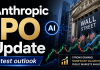 Anthropic Moves Closer to Potential IPO as Early Investor Meetings Begin Anthropic IPO update graphic showing Wall Street stock chart