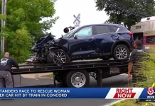 SUV Crash Near MBTA Commuter Rail Prompts Emergency Calls