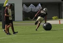 New Orleans Saints Hold Training Camp in Southern California